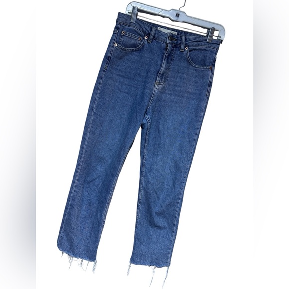 TopShop MOTO Relaxed Raw Hem Denim 28x30 - Picture 2 of 14